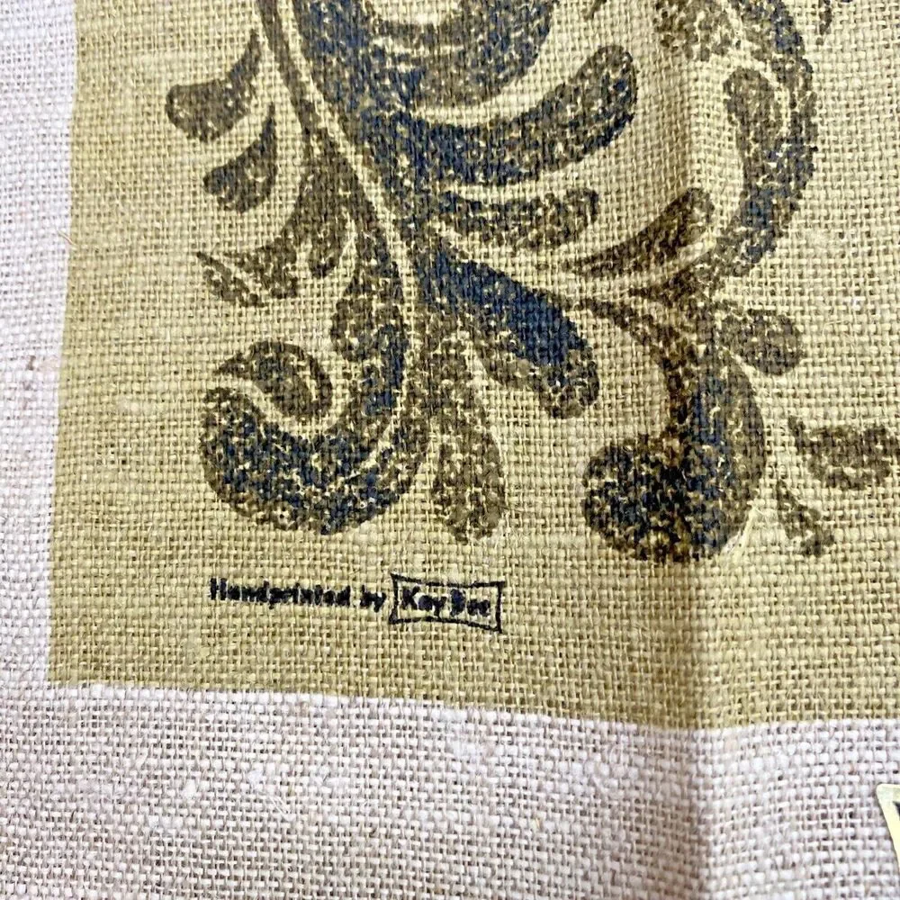 NWT Kaydee Bonheur linen kitchen tea towel 
